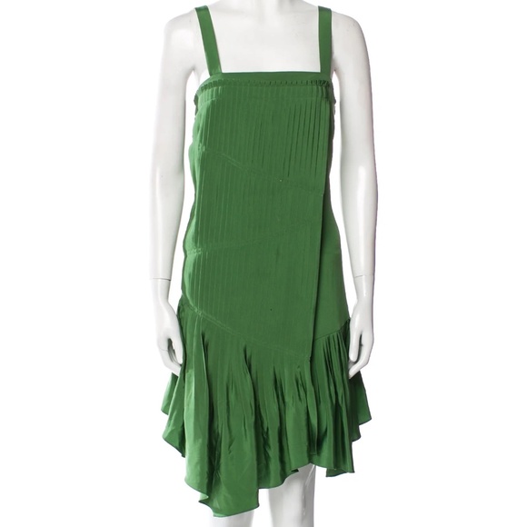 Tibi Silk Knee-Length Dress Size: XS | US 2 - Picture 1 of 3